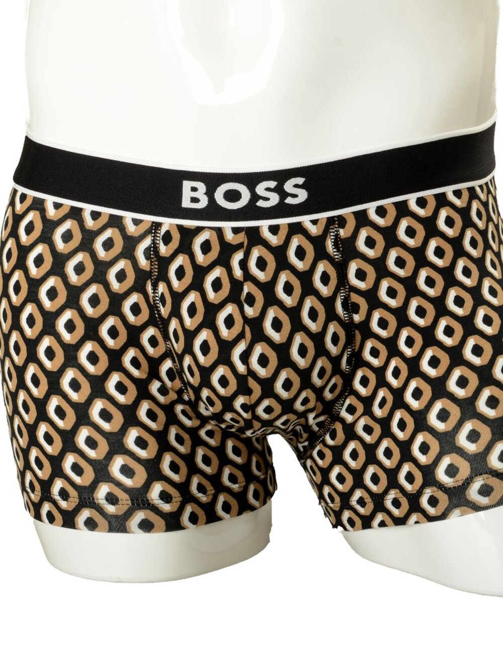 Hugo Boss Men's "Trunk 24 Print" Logo Strap Trunk Underwear US S IT 48